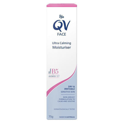 QV Face Ultra Calming Moisturiser - 75g for Sensitive Skin