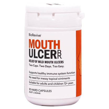 BioRevive MouthUlcer Relief - 30 Capsules for Soothing Comfort