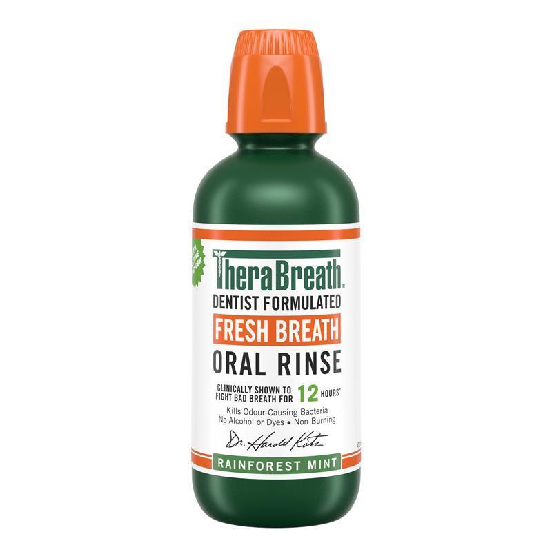 Therabreath Rainforest Mint Oral Rinse 473ml