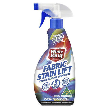 White King Stain Lift Spray 500ml - Triple Enzyme Action