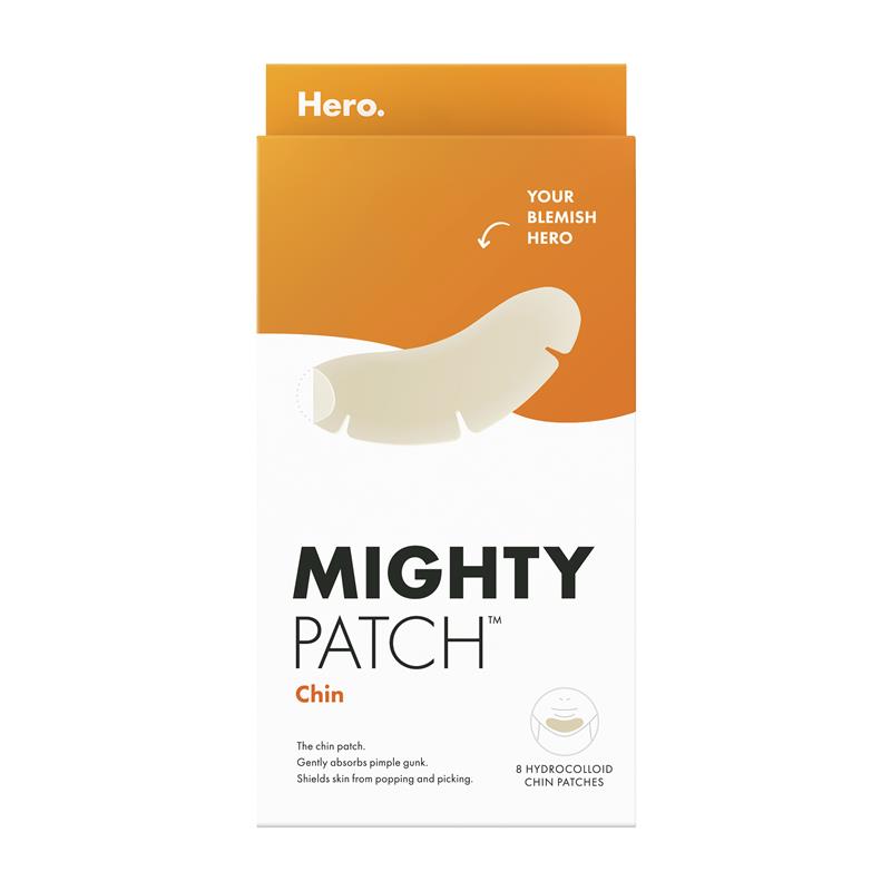 Hero Mighty Patch Chin - 8 Pack for Targeted Pimple Treatment