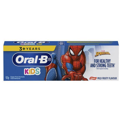 Oral-B Spiderman Kids Toothpaste for Ages 3+ - 92g