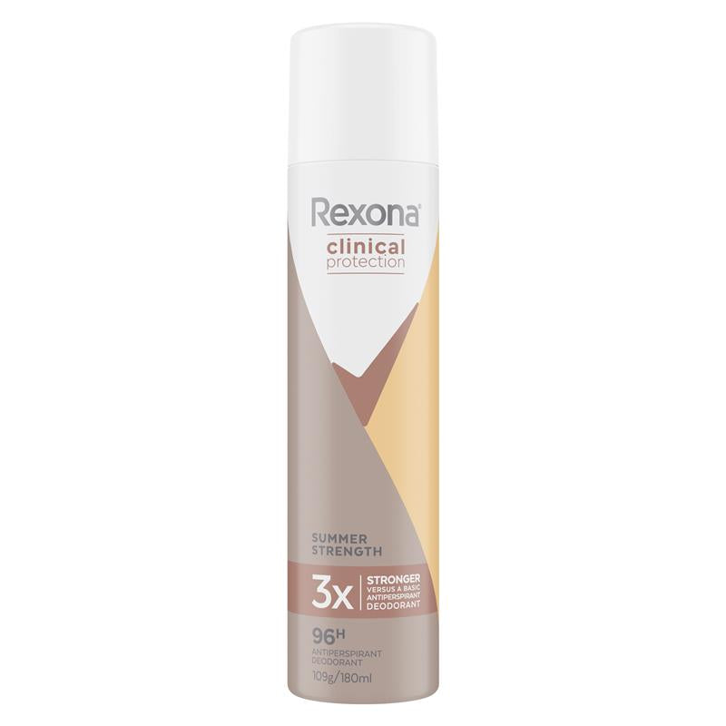 Rexona Women Clinical Protection Antiperspirant Aerosol Summer Strength 180ml