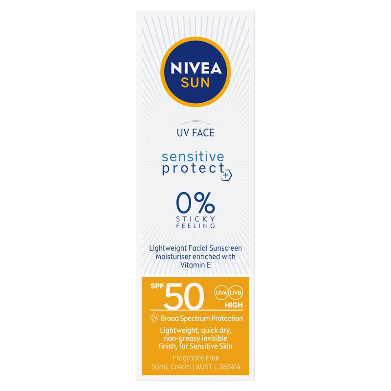 NIVEA Sun SPF 50 UV Face Sensitive 50ml