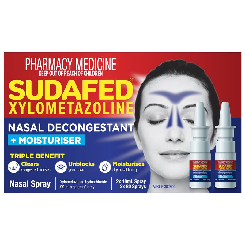 Sudafed Xylo Nasal Decongestant Twin Pack