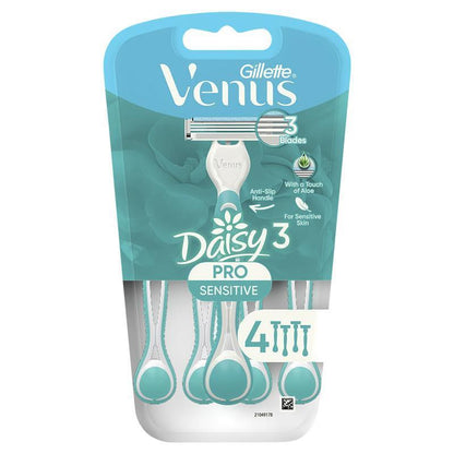 Gillette Venus3 Disposable Razors for Women - 4 Pack