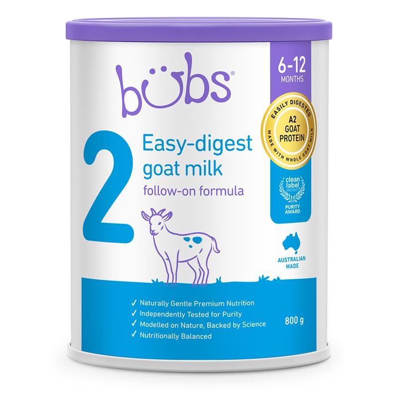 Bubs Goat Follow On Formula Stage 2 - 800g