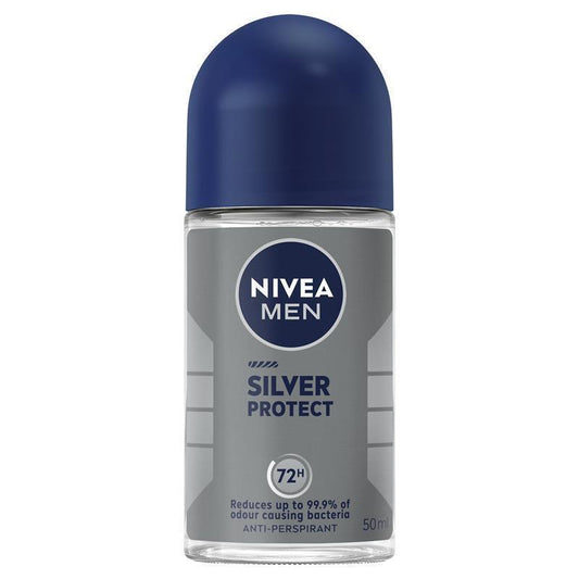 NIVEA MEN Silver Protect Deodorant Roll-On 50ml - 72h Odour Control