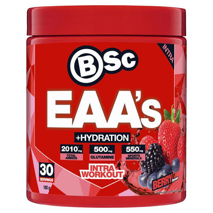 BSc EAAs + Hydration Berry 180g