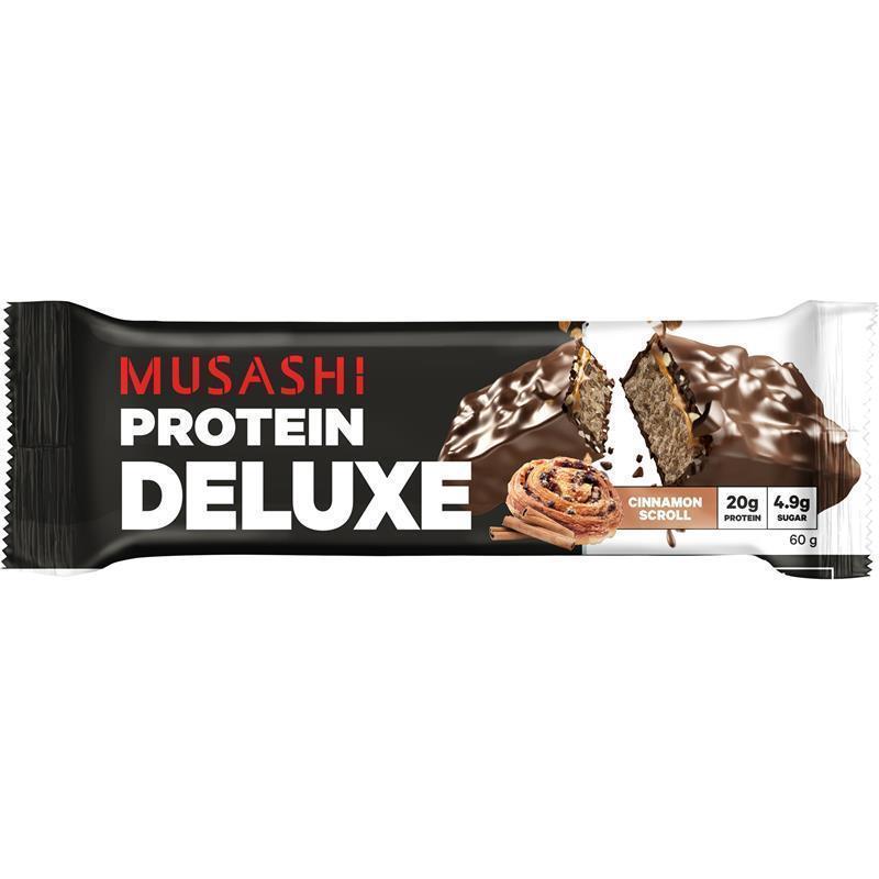 Musashi Deluxe Protein Bar - Cinnamon Scroll 60g