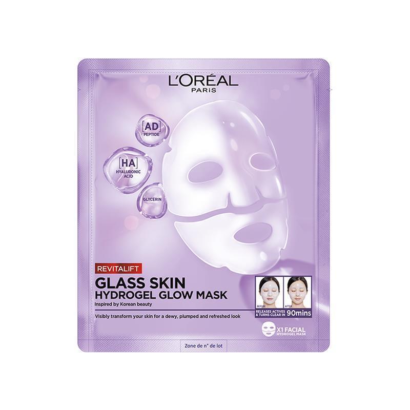 L'Oreal Paris Revitalift Filler Glass Skin Hydrogel Glow Mask