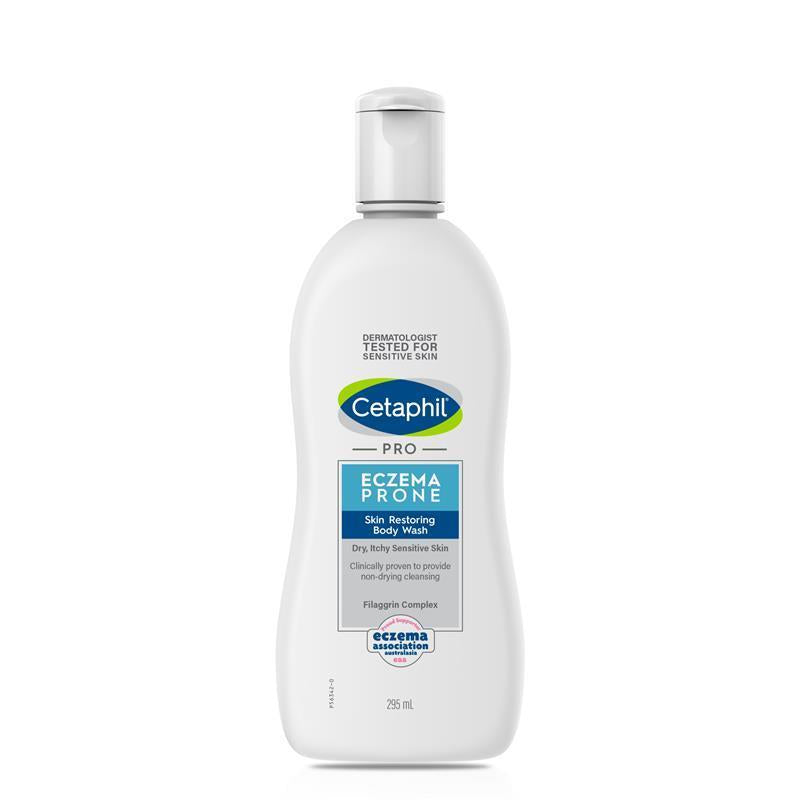 Cetaphil Pro Eczema Body Wash 295ml – Fragrance-Free, Dermatologist-Tested