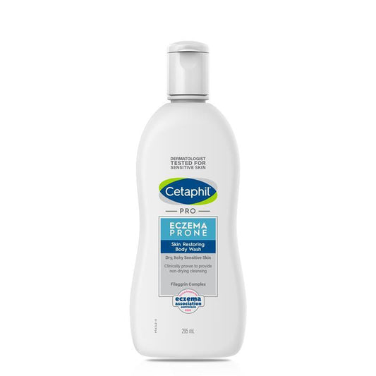 Cetaphil Pro Eczema Body Wash 295ml – Fragrance-Free, Dermatologist-Tested