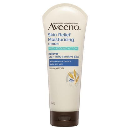 Aveeno Skin Relief Moisturising Body Lotion Cool Action 225ml - Hydrate Sensitive Skin