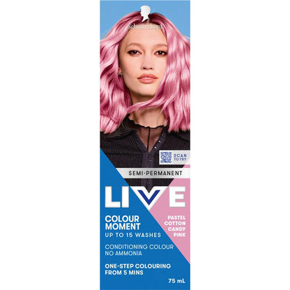 Schwarzkopf Live Colour Pastels Cotton Candy Pink 75ml