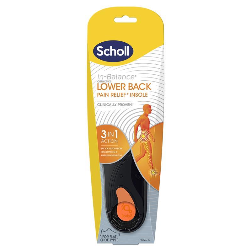 Scholl In Balance Lower Back Orthotic Insole Large