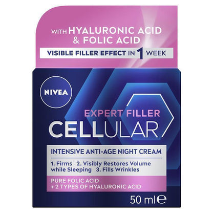 NIVEA Cellular Expert Filler Intensive Anti-Age Night Cream 50ml