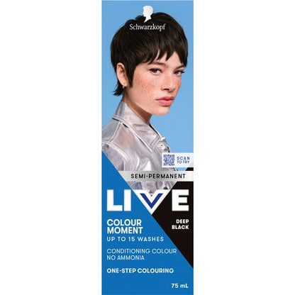 Schwarzkopf LIVE Colour Deep Black Semi Permanent 75ml