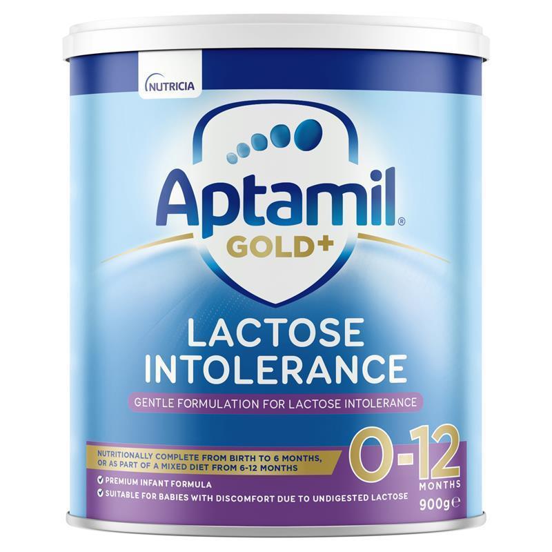 Aptamil Gold+ Lactose Intolerance Infant Formula 900g - Nutritional Support for Sensitive Tummies
