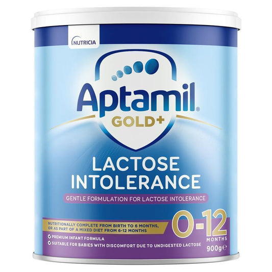 Aptamil Gold+ Lactose Intolerance Infant Formula 900g - Nutritional Support for Sensitive Tummies