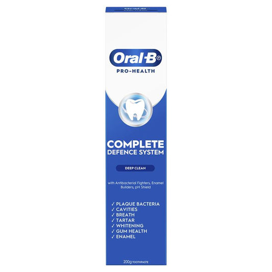 Oral B Toothpaste Pro Health Complete Defence System Deep Clean 200g