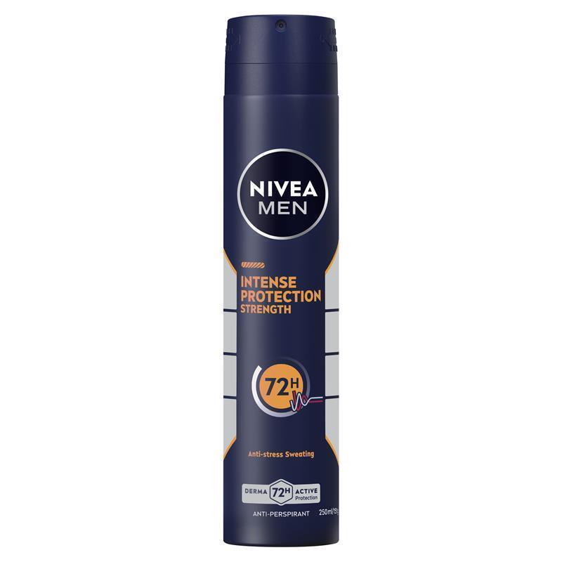 NIVEA MEN Deodorant Aerosol Intense Protection Strength - 250ml