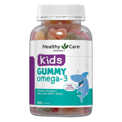 Healthy Care Kids Gummy Omega 3 250 Pastilles