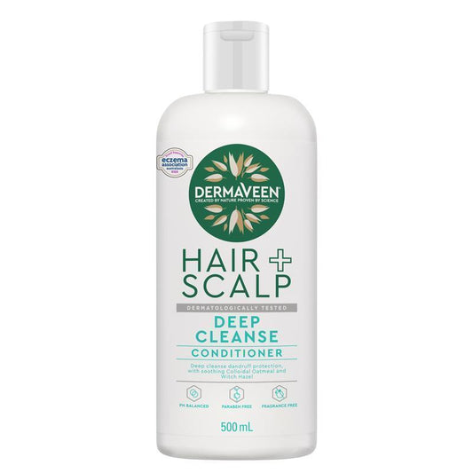 DermaVeen Hair + Scalp Deep Cleanse Conditioner 500ml
