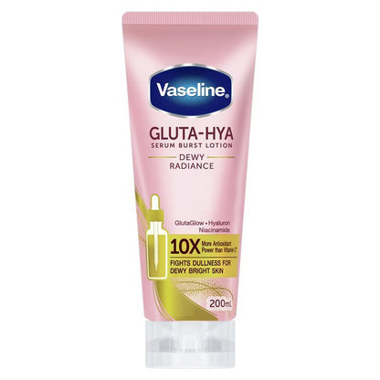 Vaseline Gluta-Hya Serum Boost Lotion Dewy Radiance 200ml - Hydrate & Illuminate