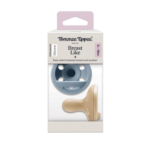 Tommee Tippee Breast Like Soother 6-18 Months 2 Pack