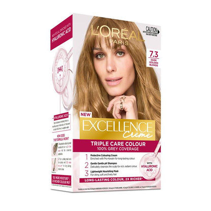 L'Oreal Excellence Creme 7.3 Dark Golden Blonde Hair Colour