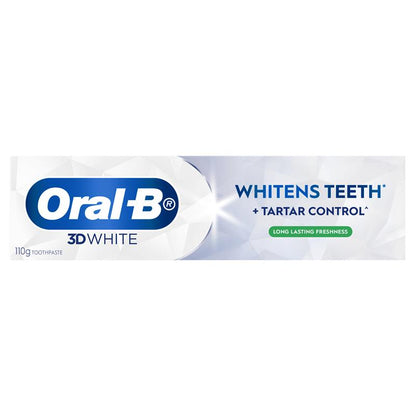 Oral-B 3D White Long Lasting Freshness Toothpaste - 110g
