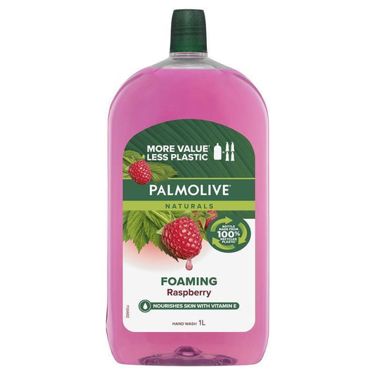 Palmolive Foaming Nourishing Hand Wash Raspberry Refill - 1L