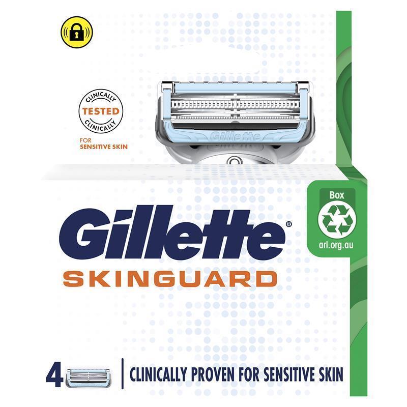 Gillette Skinguard Cartridges 4 Pack - Ultimate Shaving Comfort