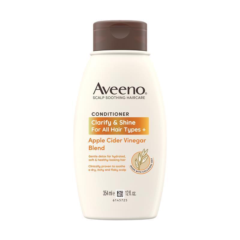 Aveeno Apple Cider Vinegar Clarifying Conditioner for Dull Hair 354mL
