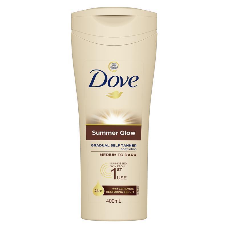 Dove Summer Glow Body Lotion for Medium to Dark Skin - 400ml