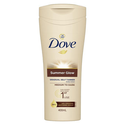 Dove Summer Glow Body Lotion for Medium to Dark Skin - 400ml