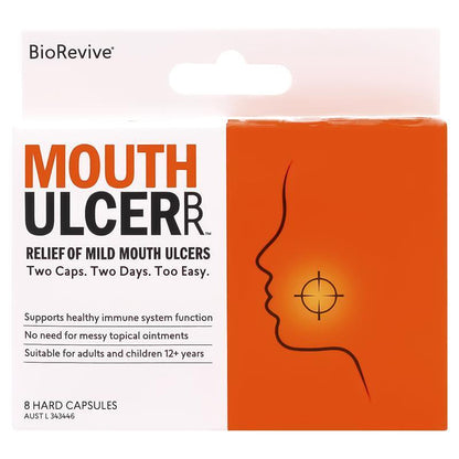 BioRevive MouthUlcer Relief - 8 Capsules