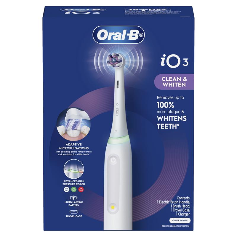 Oral-B iO Series 3 Electric Toothbrush - Clean & Whiten