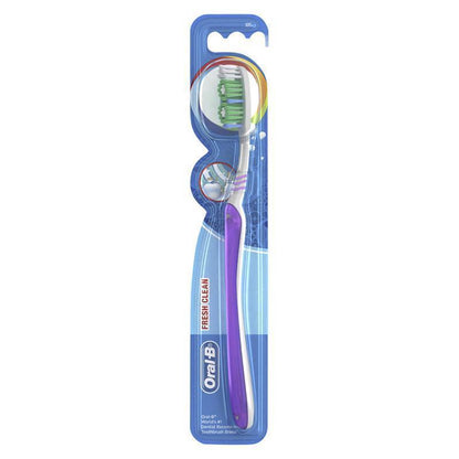 Oral-B All Rounder Fresh Clean Soft Manual Toothbrush - Dentist Recommended