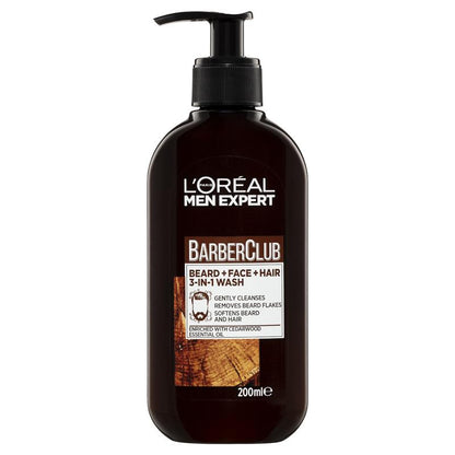 L'Oreal Men Expert Barber Club 3 in 1 Wash 200ml