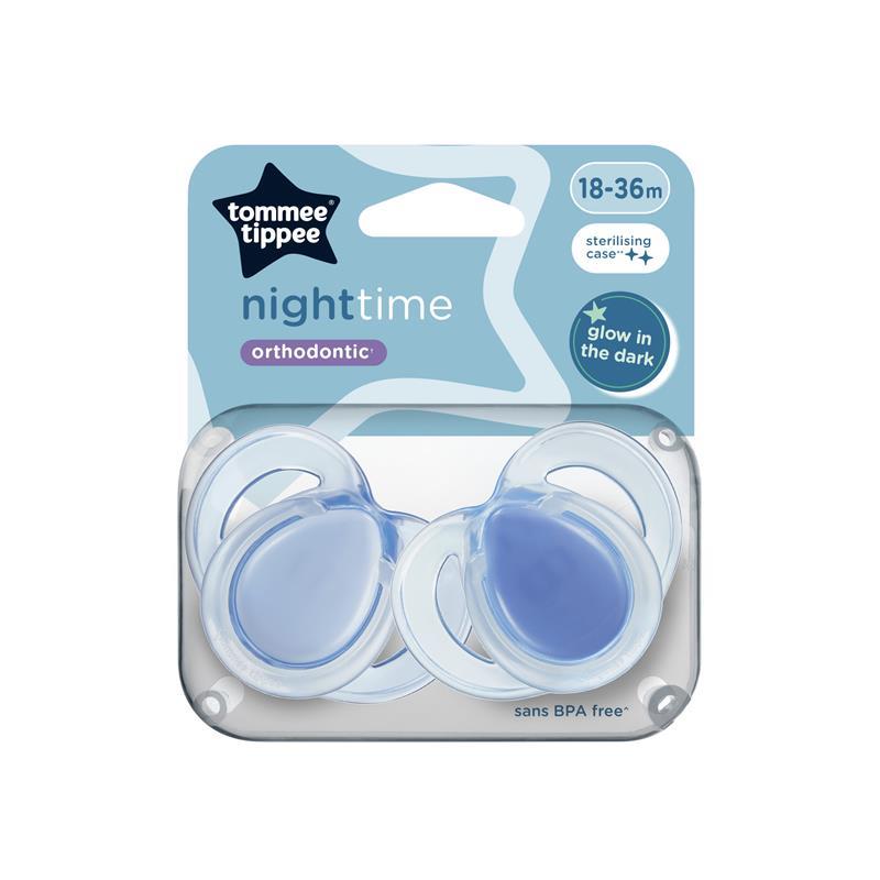Tommee Tippee Night Time Soothers 18-36M, Pack of 2
