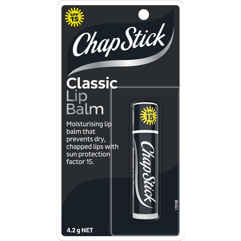 Chapstick Lip Balm Classic SPF 15+