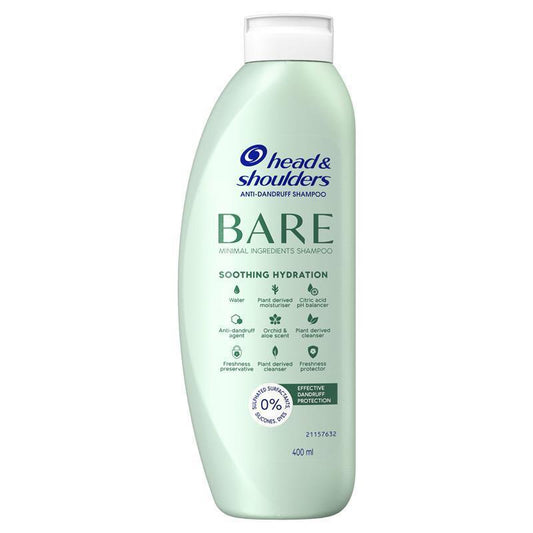 Head & Shoulders BARE Soothing Hydration Anti-Dandruff Shampoo 400ml
