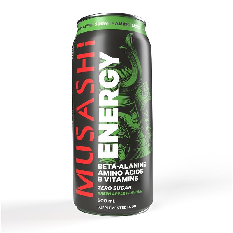 Musashi Energy Green Apple 500ml