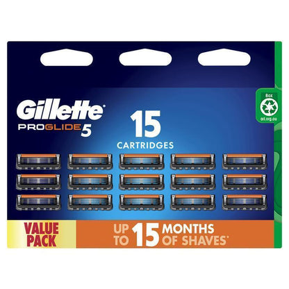 Gillette ProGlide Manual Razor Blades - 15 Pack