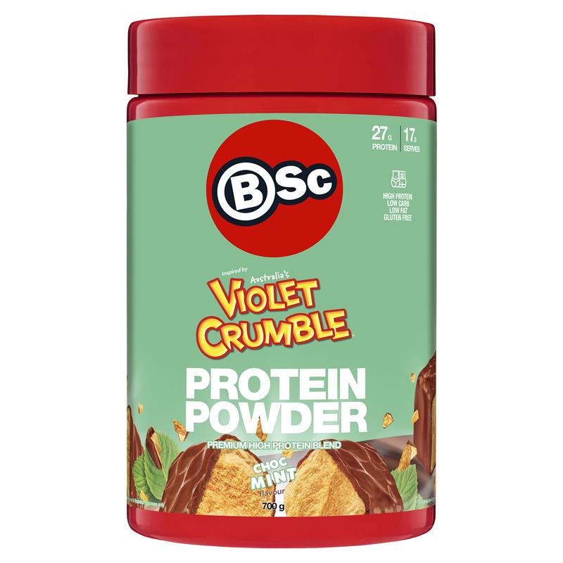 BSc x Violet Crumble Protein Powder - Choc Mint - 700g