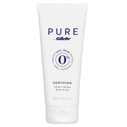 Gillette Pure Shave Cream for Men, 170g – Aloe Infused, Sensitive Skin