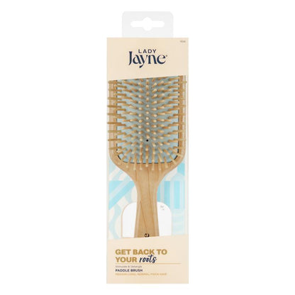 Lady Jayne Paddle Brush (Wooden Brush)