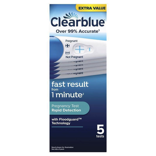 Clearblue Rapid Pregnancy Test  – 1-Minute Results, 99% Accurate